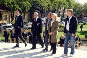 Obeležavanje Dana oslobođenja Subotice - polaganje venaca na spomenik