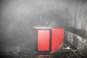 Požar u kladionici "Brazil" na Prozivci