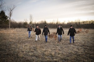 Seča i osveštanje badnjaka