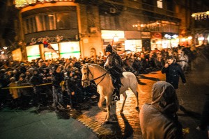 Osveštanje i paljenje badnjaka na Trgu