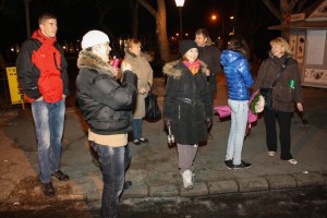 Doček Mirne Radulović u Subotici nakon emisije Prvog glasa Srbije