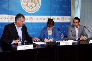 Potpisivanje ugovora za rušenje betonskog skeleta