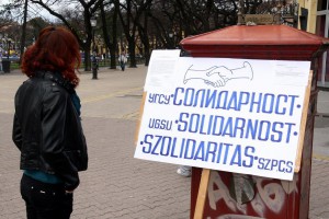 Potpisivanje peticije Udruženja građana "Solidarnost"