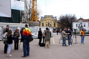Poseta Bojana Pajtića i Ištvana Pastora gradilištu Narodnog pozorišta