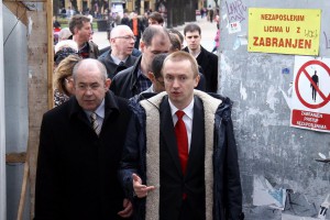 Poseta Bojana Pajtića i Ištvana Pastora gradilištu Narodnog pozorišta