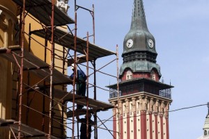 Obilazak radova na renoviranju Gradske biblioteke