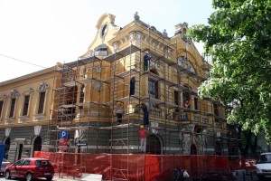 Obilazak radova na renoviranju Gradske biblioteke