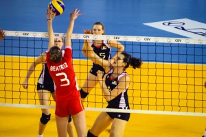 Odbojka (Ž): Belgija - Portugalija (kvalifikacije za Svetsko prvenstvo juniorki) foto: OSSRB