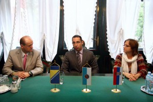 Uručivanje priznanja Evropskog pokreta BiH gradu Subotici