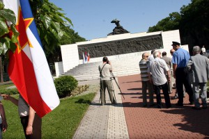Obeležavanje Dana boraca na Spomeniku žrtvama fašizma