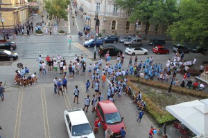 Promocija FK "Spartak" na Gradskom trgu