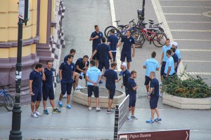 Promocija FK "Spartak" na Gradskom trgu