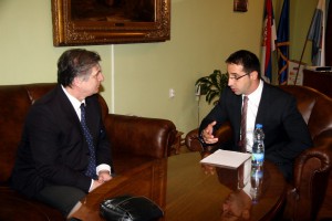 Poseta Šrđana Šajna, predsednika Romske partije Subotici