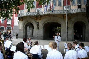 Obeležavanje Dana grada - podizanje zastave sa grbom grada Subotice