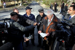 Obilazak radova na asfaltiranju ulice Ferenci Ibolja