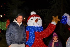 Porodica Snešković u centru grada