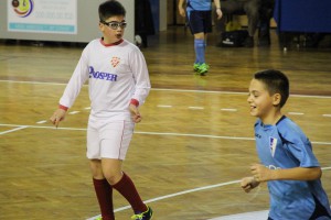 41. Novogodišnji turnir u malom fudbalu - revijalni meč dečaka Spartaka i Bačke