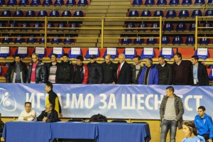 41. Novogodišnji turnir u malom fudbalu - revijalni meč dečaka Spartaka i Bačke