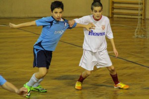 41. Novogodišnji turnir u malom fudbalu - revijalni meč dečaka Spartaka i Bačke