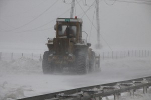 Autoput i akcija čišćenja zavejanih puteva
