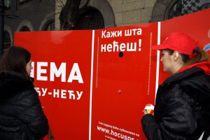 Akcija SPS-a: "Kaži šta nećeš!"