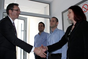 Aleksandar Vučić u poseti fabrici ContiTech (Continental)