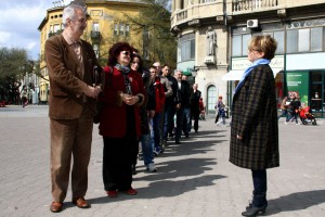 Performans NDS povodom Svetskog dana pozorišta