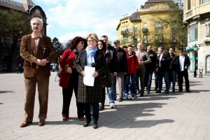 Performans NDS povodom Svetskog dana pozorišta