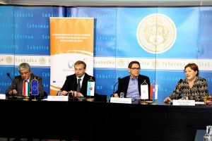 Potpisivanje ugovora povodom rekonstrukcije i sanacije deonice puta Bajmok - GP