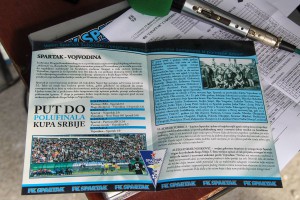 Fudbal: Spartak - Vojvodina (polufinale Kupa Srbije)