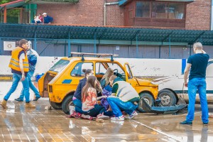 Simulacija saobraćajne nesreće