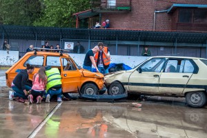 Simulacija saobraćajne nesreće