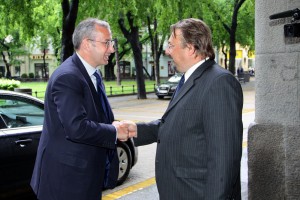 Majkl Devenport, šef delegacije Evropske unije u Srbiji, u poseti Subotici