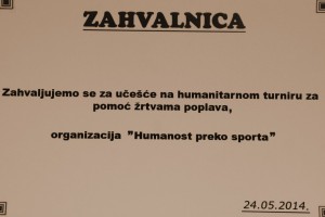 Humanitarni košarkaški turnir za pomoć nastradalom stanovništvu u poplavama