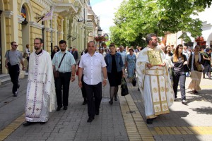 Obeležavanje Slave hrama Vaznesenja Gospodnjeg - Spasovdana (litija kroz grad)