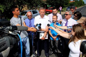 Obilazak radova u Bajmoku