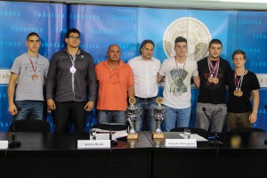 Predstavljanje rezultata rvača Spartaka na Mediteranskim igrama