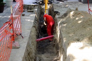 Radovi na rekonstrukciji magistralnog toplovoda u centru grada