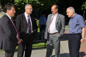 Polaganje venaca na spomenik Žrtvama fašizma