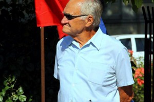 Polaganje venaca na spomenik Žrtvama fašizma