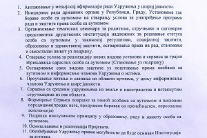 U poseti Gradskom udruženju za pomoć osobama sa autizmom