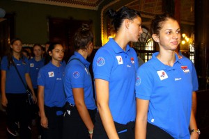 Prijem za žensku juniorsku reprezentaciju Srbije u odbojci