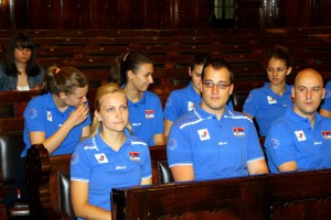 Prijem za žensku juniorsku reprezentaciju Srbije u odbojci