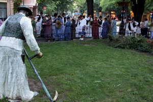 Dužijanca 2014 - Polaganje venaca na spomenik Risaru i spomen bisti Blaška Rajića