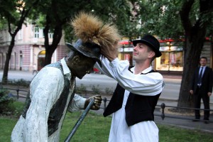 Dužijanca 2014 - Polaganje venaca na spomenik Risaru i spomen bisti Blaška Rajića