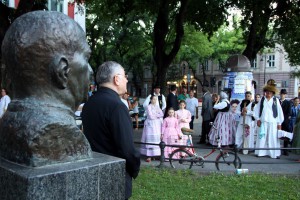 Dužijanca 2014 - Polaganje venaca na spomenik Risaru i spomen bisti Blaška Rajića