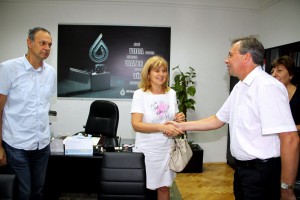 Poseta Gradonačelnika JKP "Vodovod i kanalizacija" i prečistaču otpadnih voda