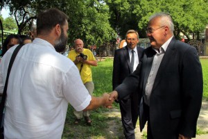 Obilazak objekta povodom završetka radova na zapadnoj fasadi
