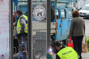 Obilazak radova na zameni autobuskih stajališta