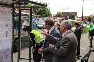 Obilazak radova na zameni autobuskih stajališta